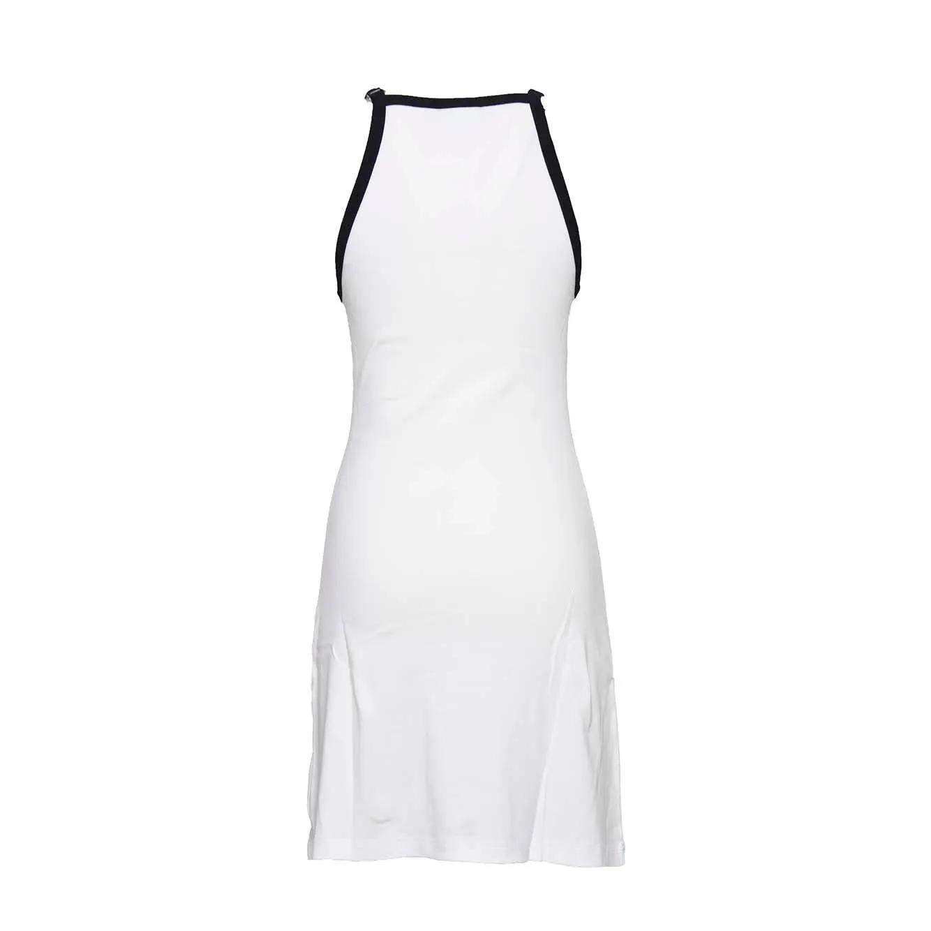 Courrèges Buckle 124JRO364JS0070 abito bianco cotone