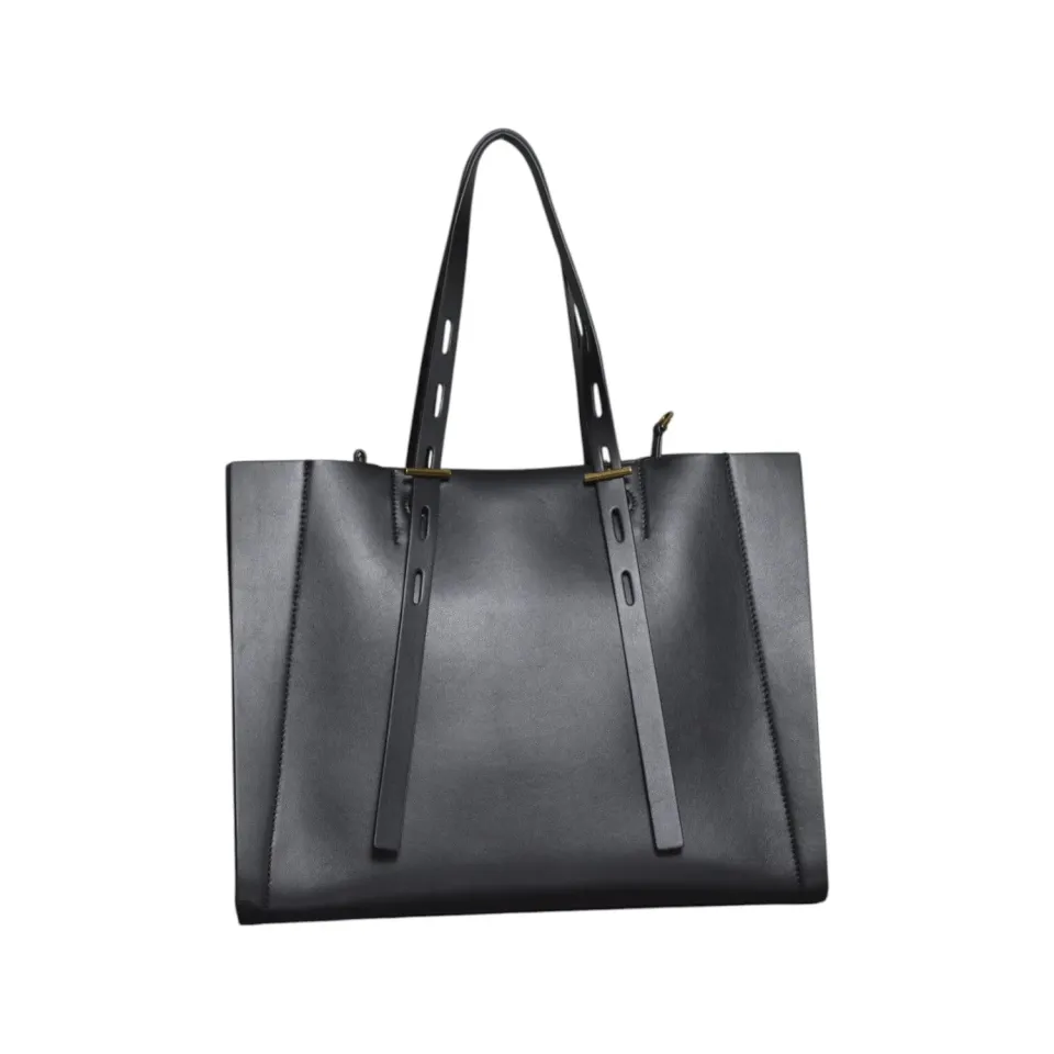 Minobossi Promise Paulette Lille borsa a mano pelle nera