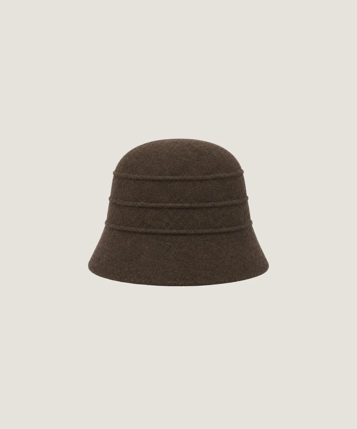 Rodier caschetto lana cloche marrone