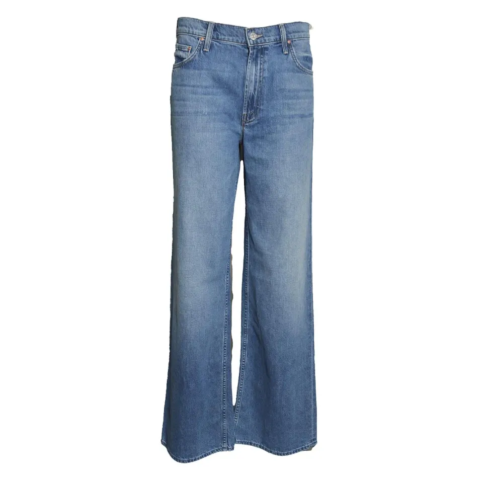 Mother Rerun 124881230 jeans denim blu donna