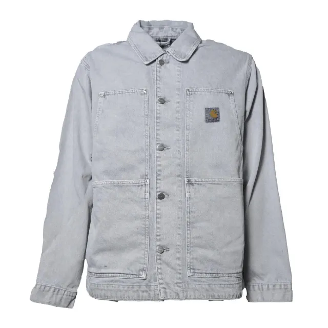 Carhartt WIP OG Double Front I036496 giubbotto jeans denim grigio
