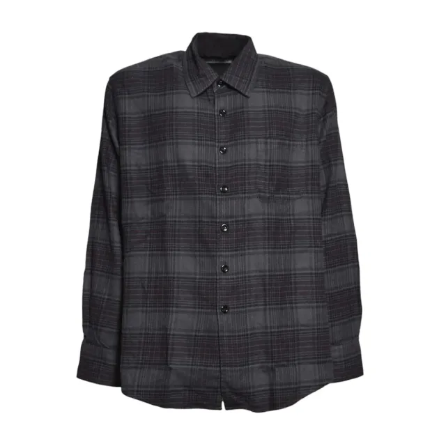 Our Legacy camicia Above Shirt flanella check nero uomo
