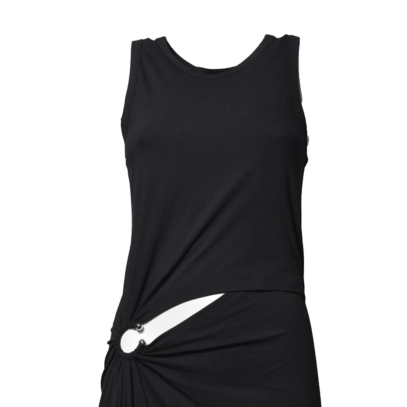 Rabanne 26PJRO242CO0555 vestito nero donna