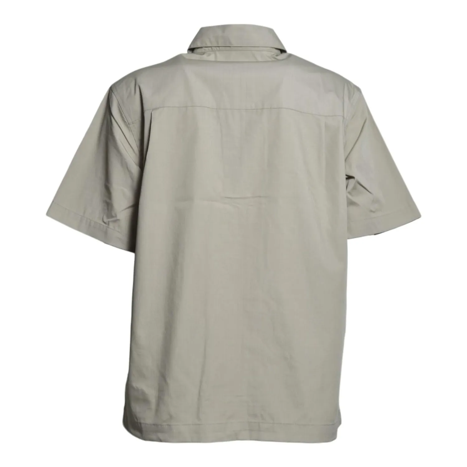 Carhartt Wip Postal I036189 camicia beige maniche corte zip