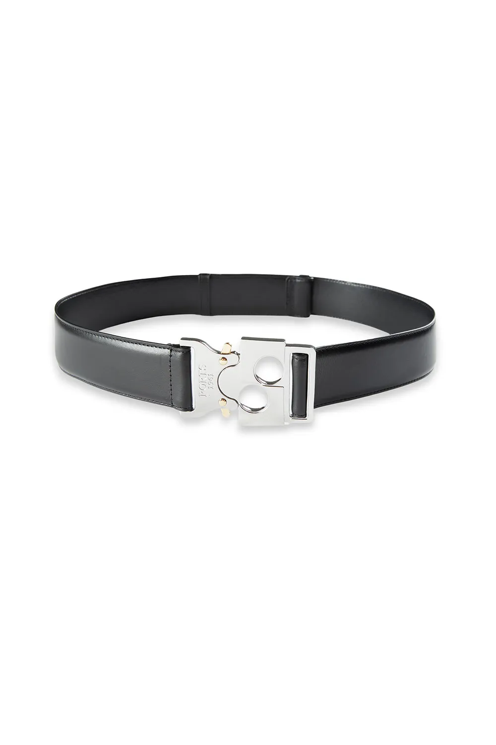 PORTS 1961 Elegant Edge cintura pelle nera