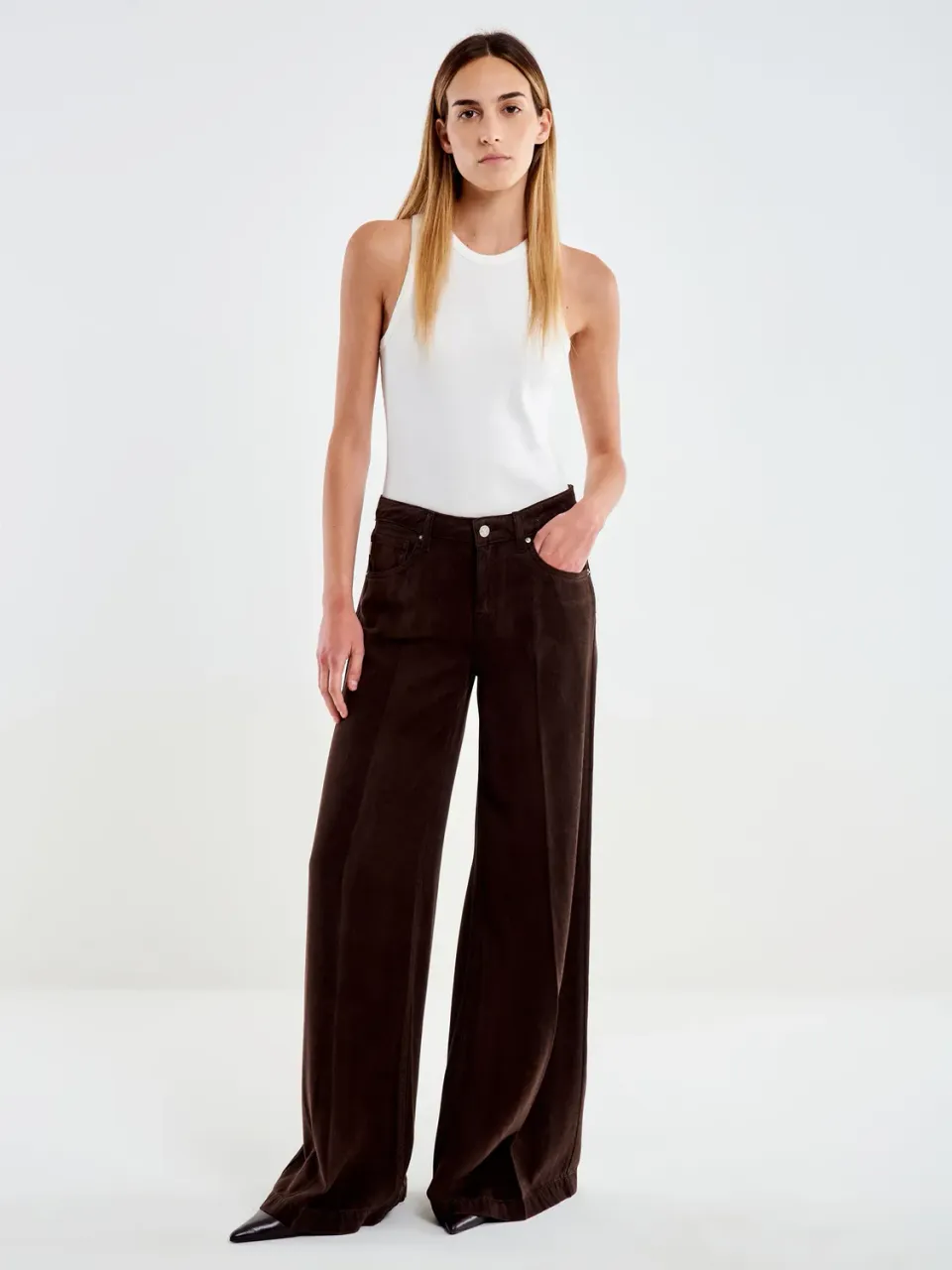 Vicolo Jeans Madison Wide Leg fondente taglie XS-L lyocell