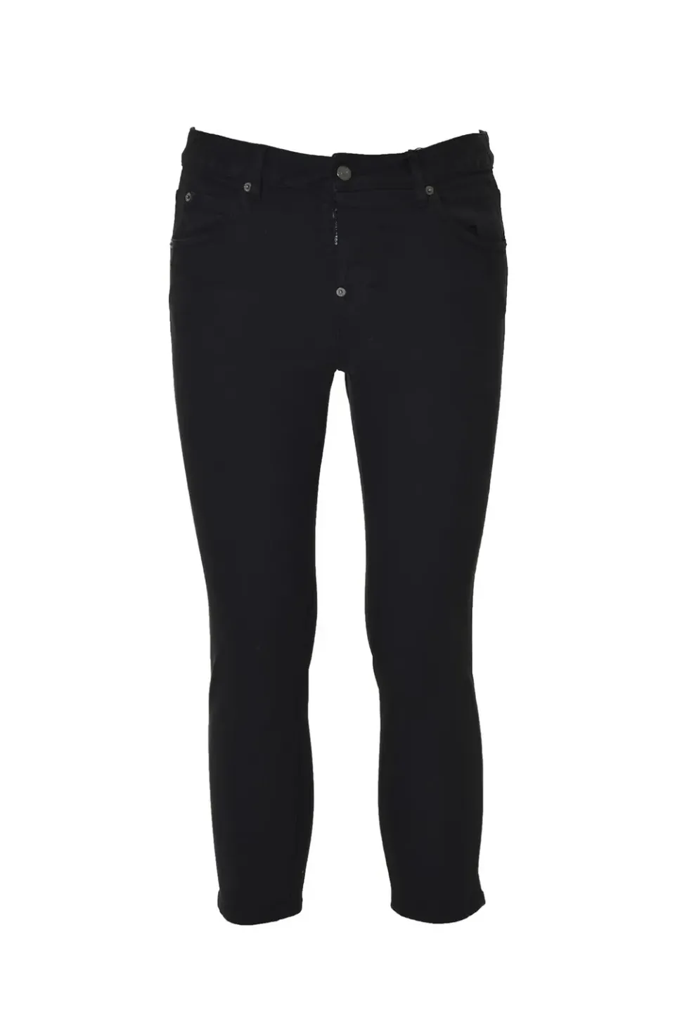 Dsquared2 S75LB0663 jeans cropped nero 38 cotone