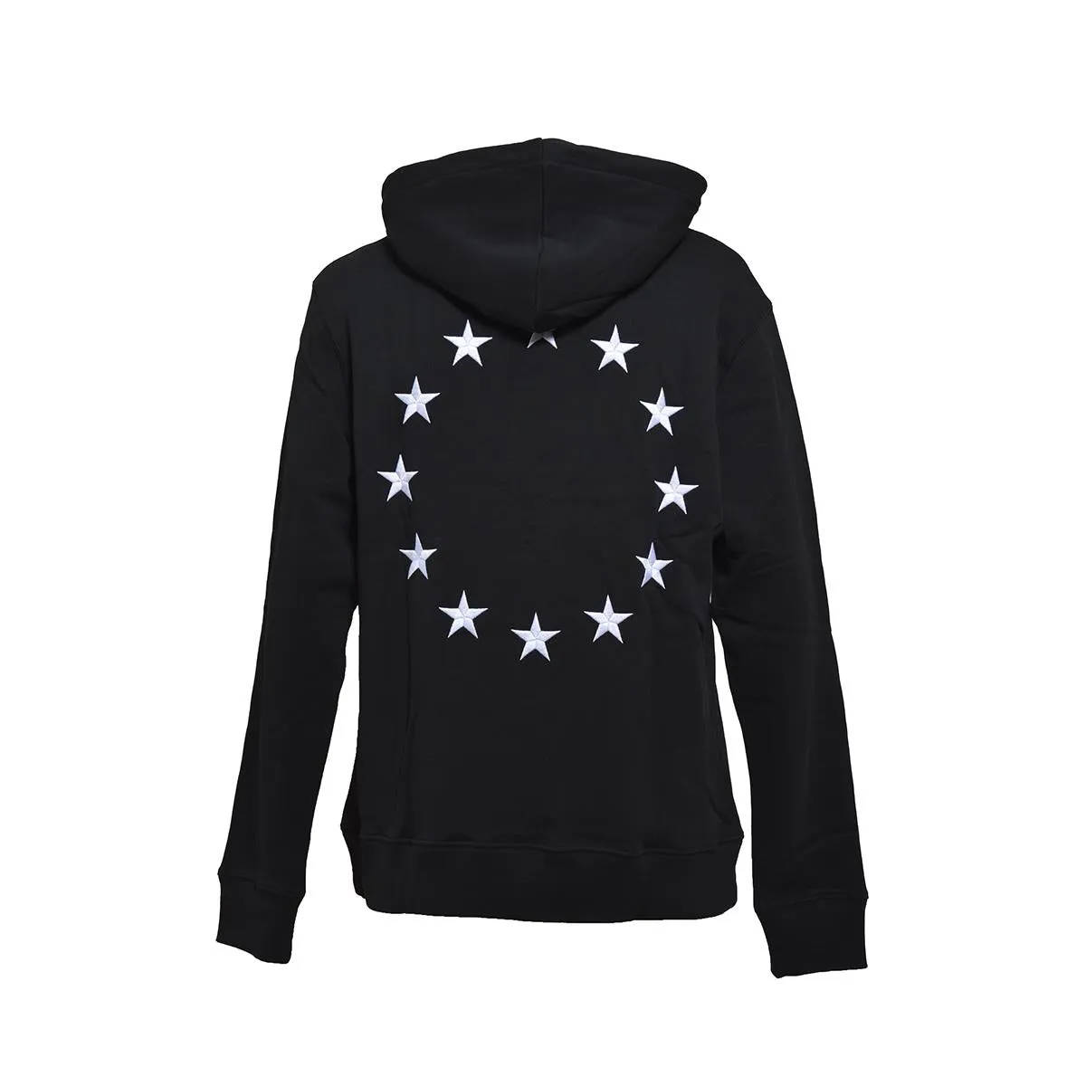 Etudes C00ME251A01599 felpa cappuccio nero stelle