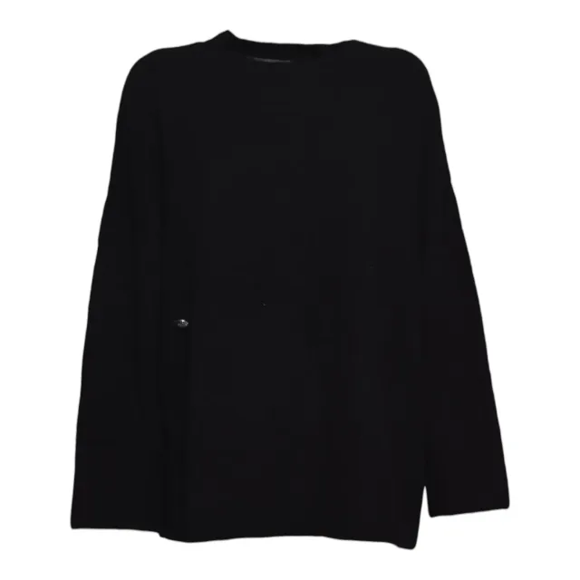 Akep MGKD15100 Andrea pullover girocollo nero ricamato