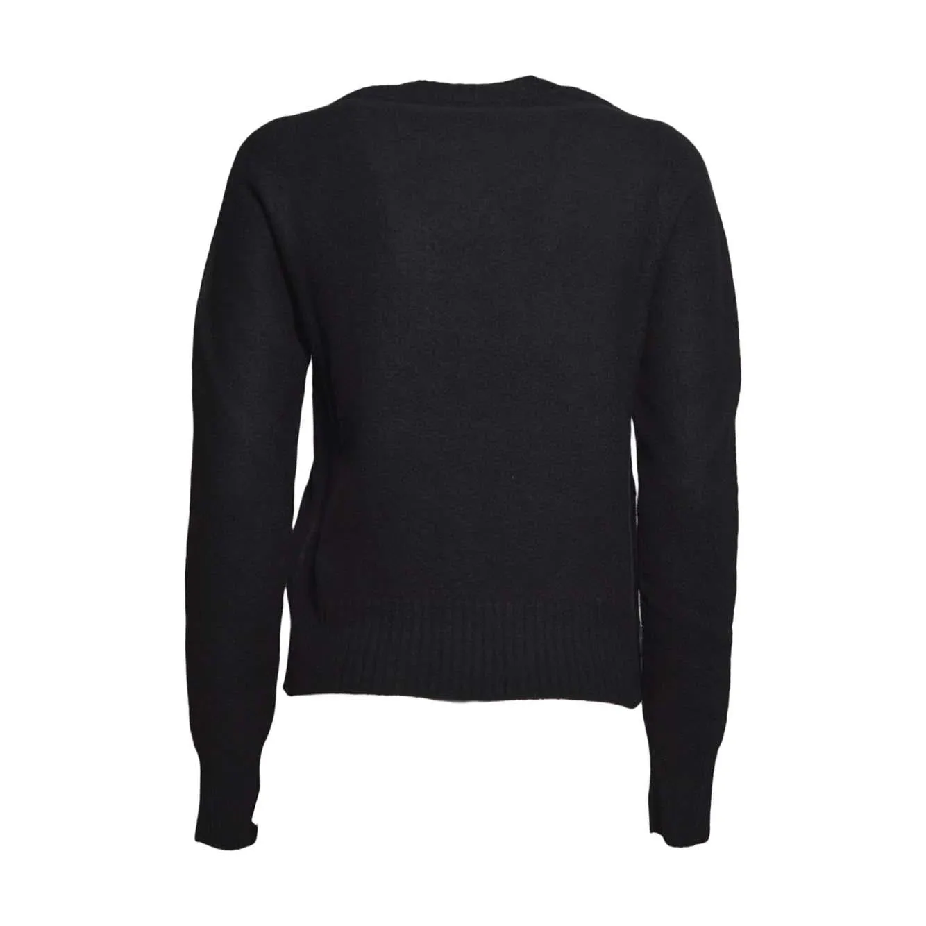 Jil Sander J01GP0103J14603 pullover nero donna