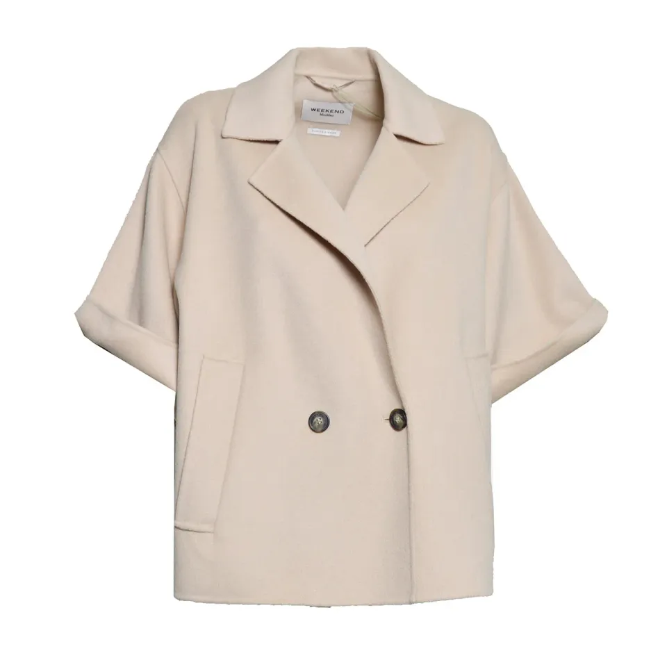 Max Mara Weekend Neo cappotto lana beige 38