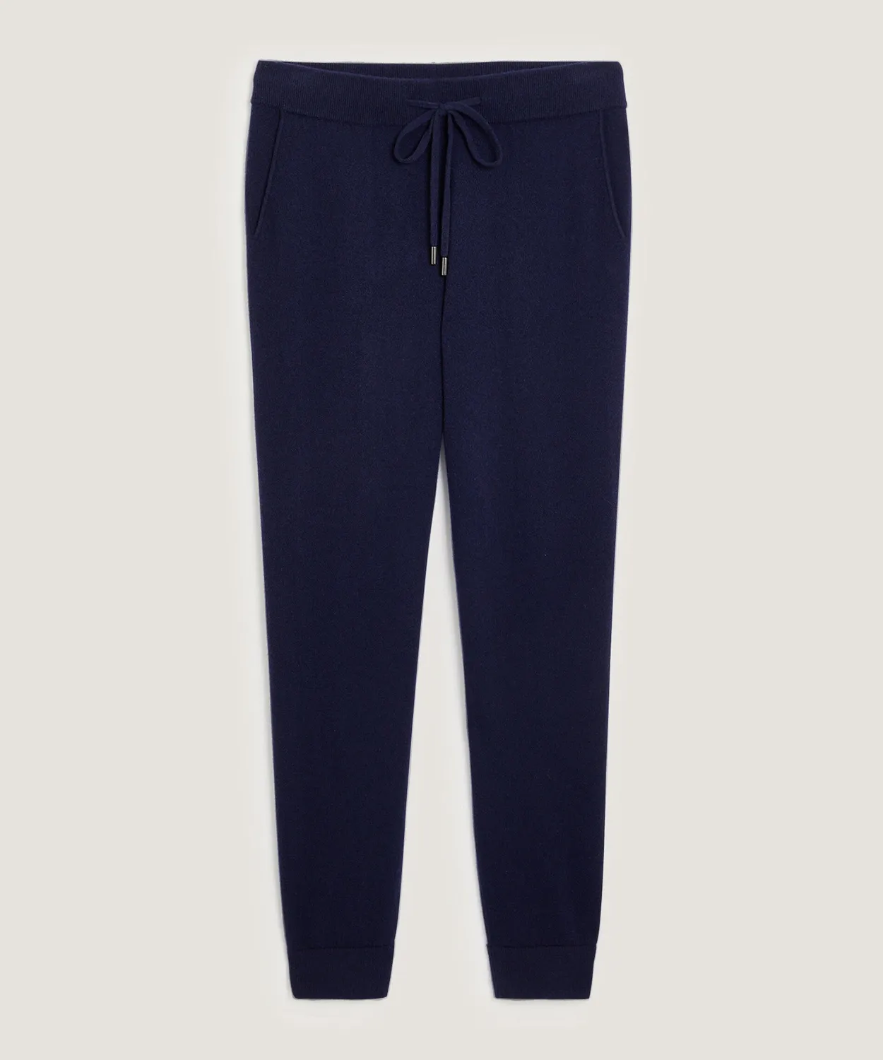 Rodier pantaloni jogging cashmere navy morbidi