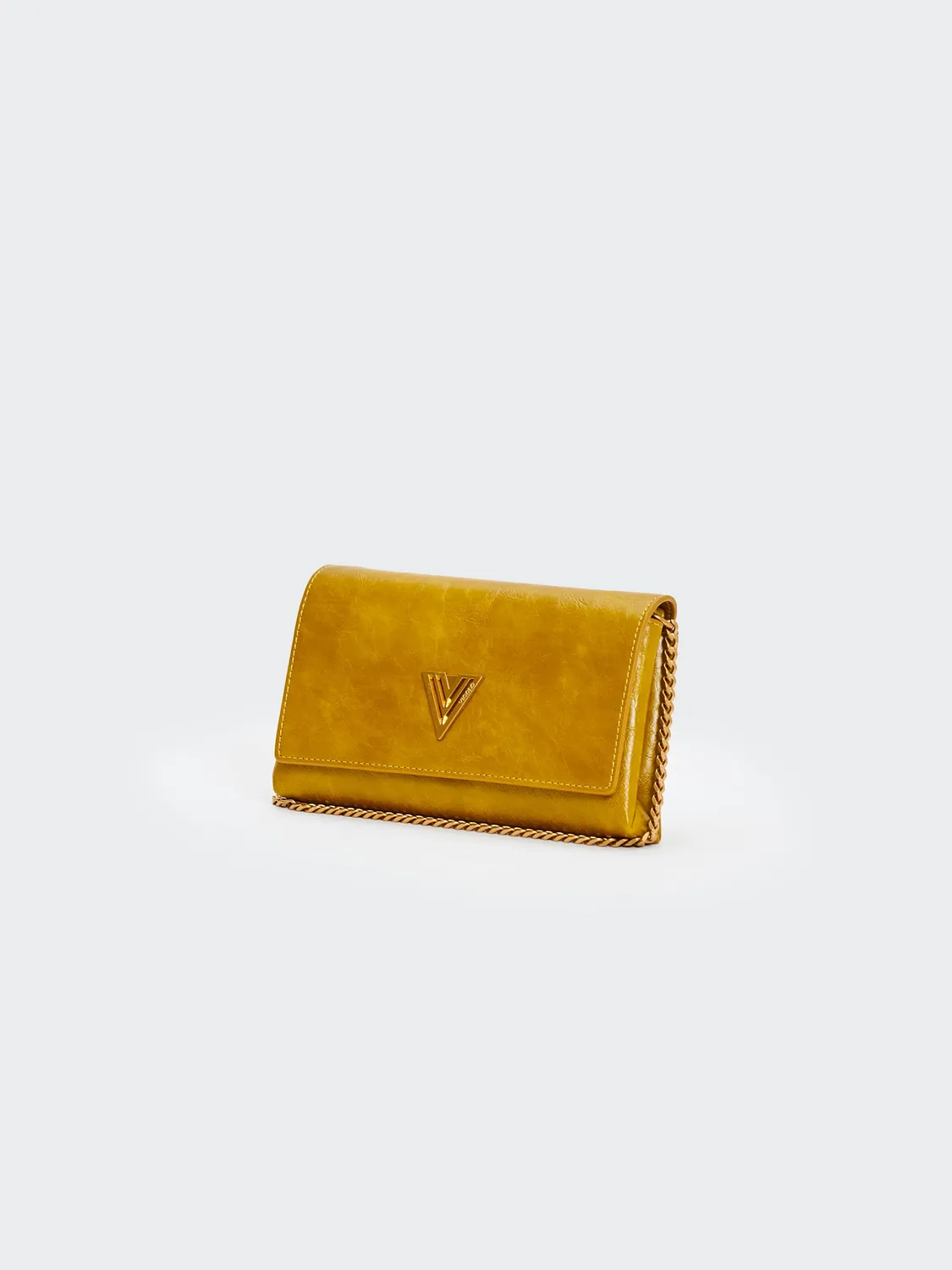 Vicolo Borsa Shibuya tracolla verde olio ecopelle