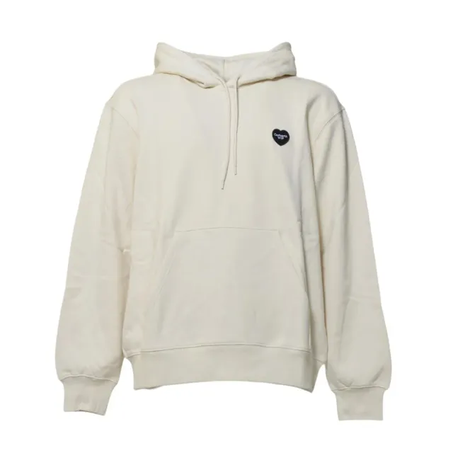Carhartt WIP Ingo I034498 felpa con cappuccio beige cotone