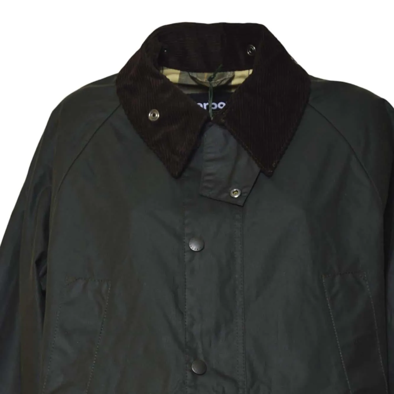 Barbour Bedale 252MWX1679MWX giacca cerata nera taglia 40