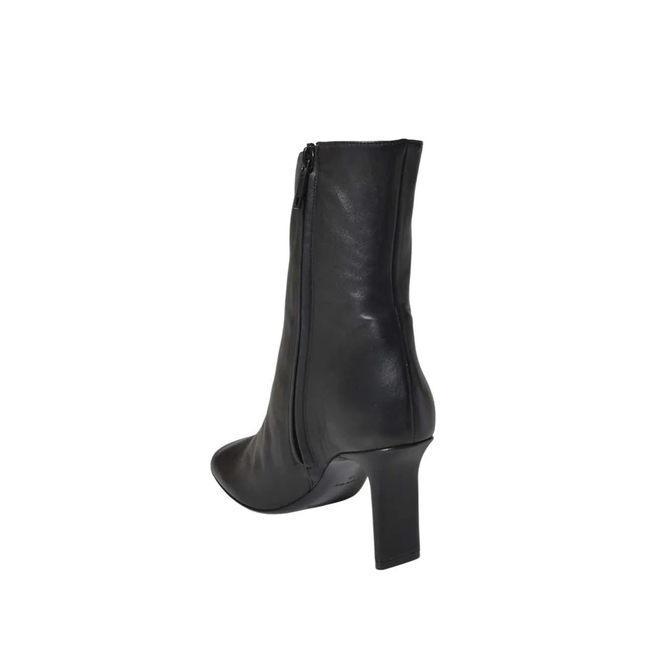 Courregès 425SAB048AG0044 tronchetti donna neri tacco 80