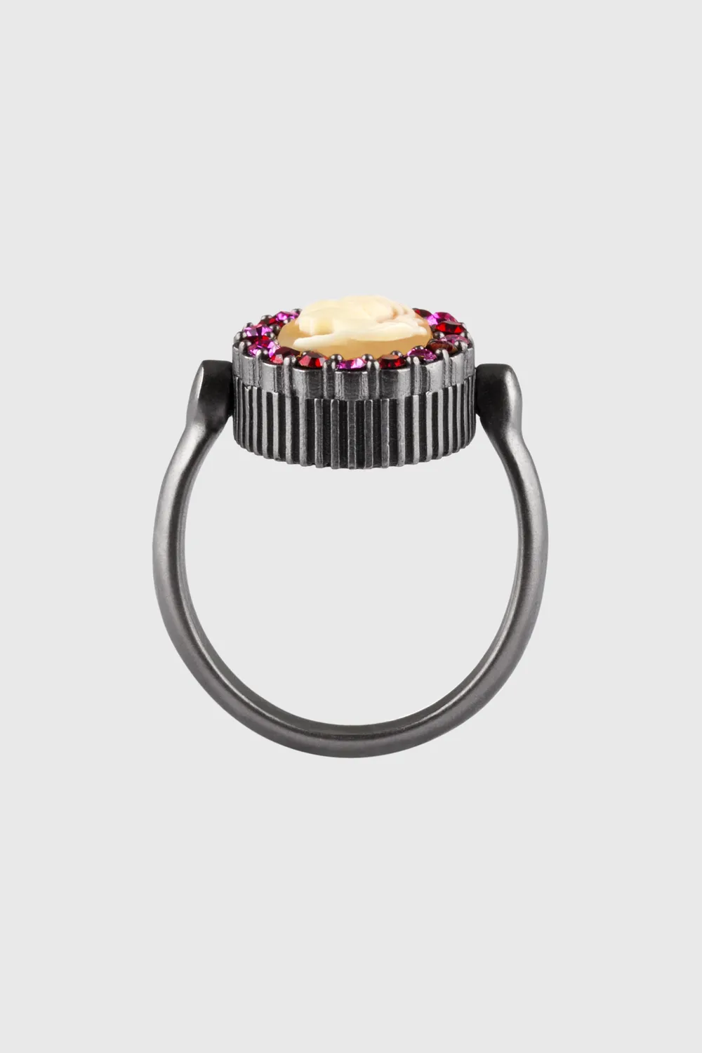 PORTS 1961 Victorian anello cristalli pesca S