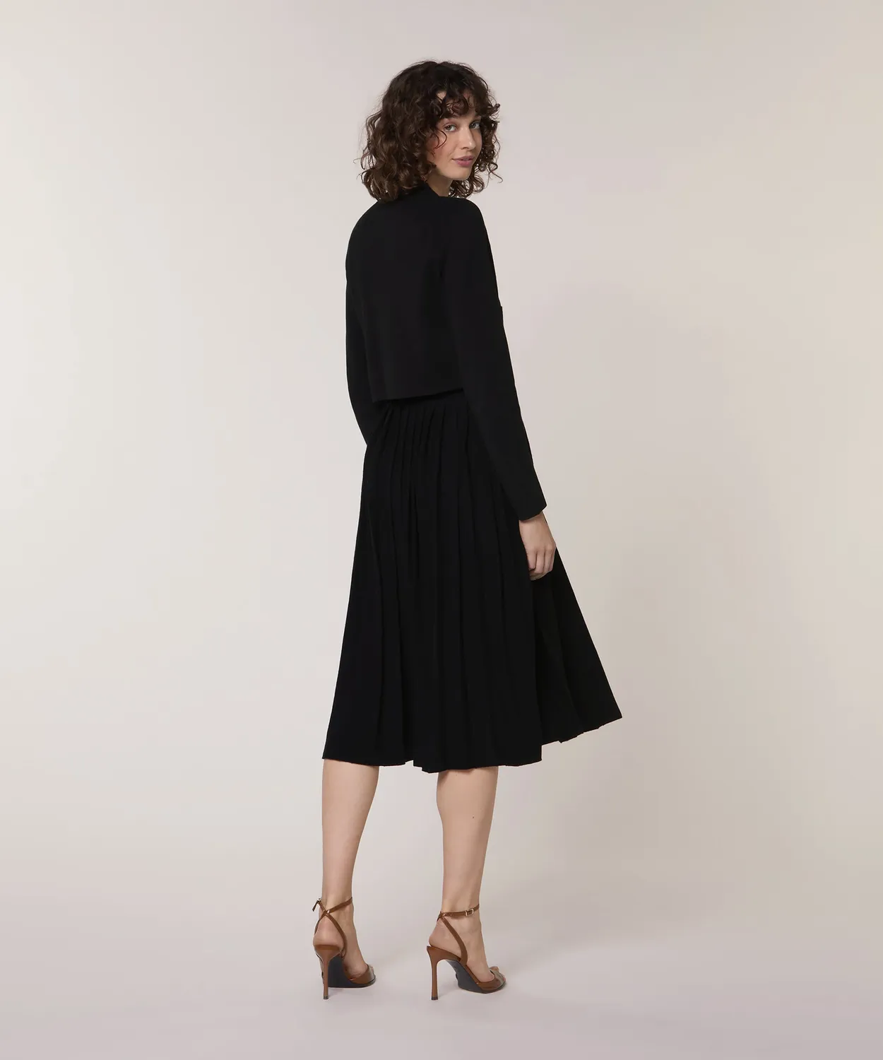 Rodier Giacca corta giacca in maglia nera