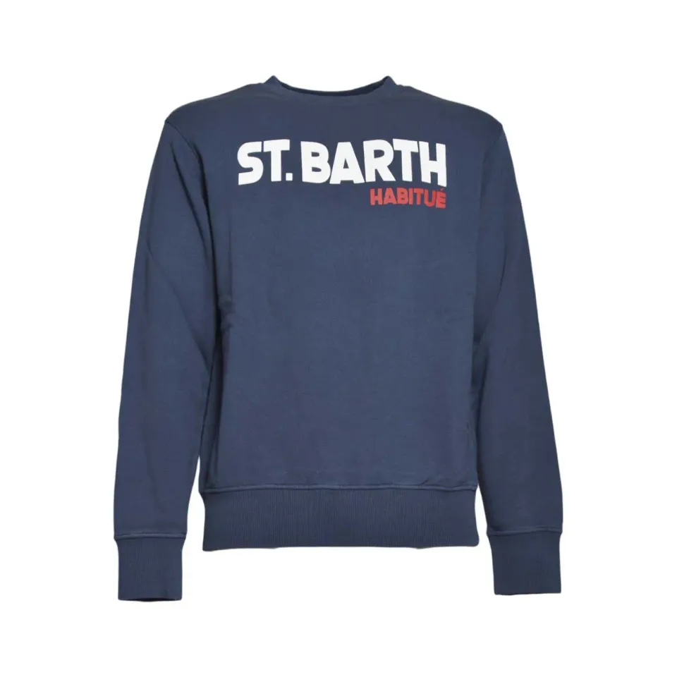Saint Barth SOH0004 Soho felpa blu lana cashmere XL