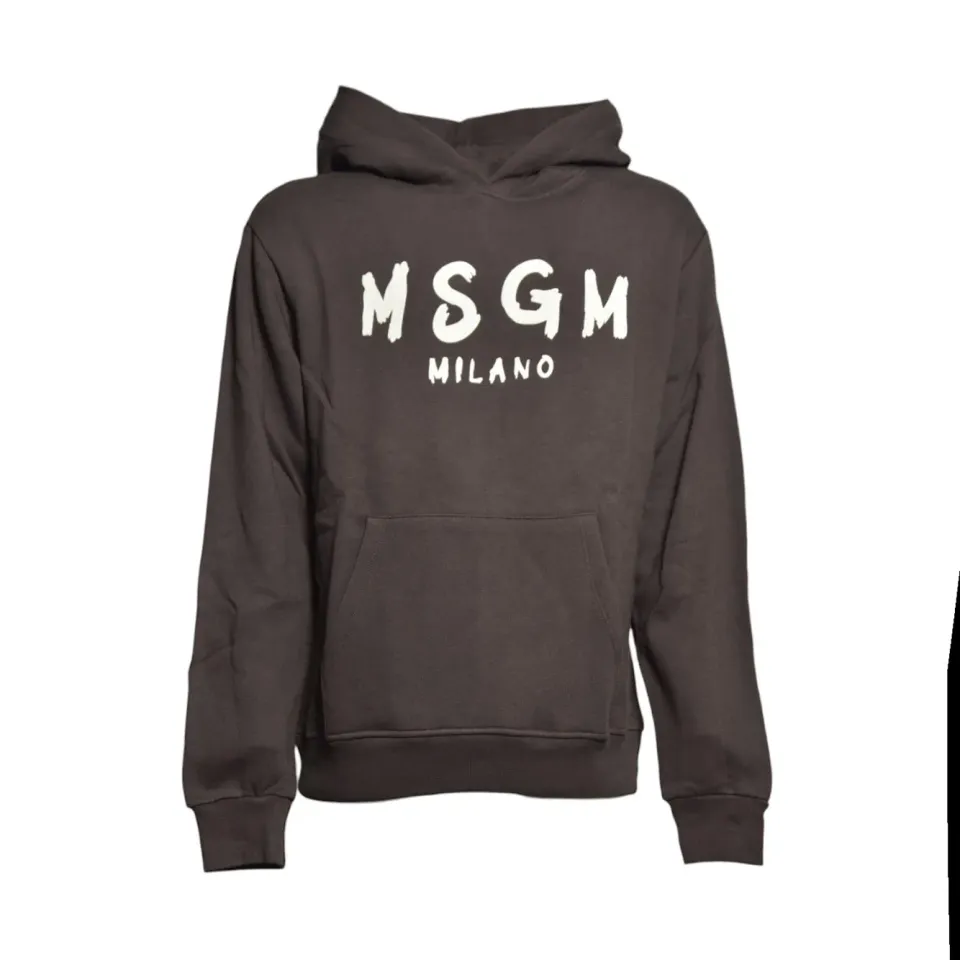 MSGM Junior F6MSJUHS011943 felpa caffè
