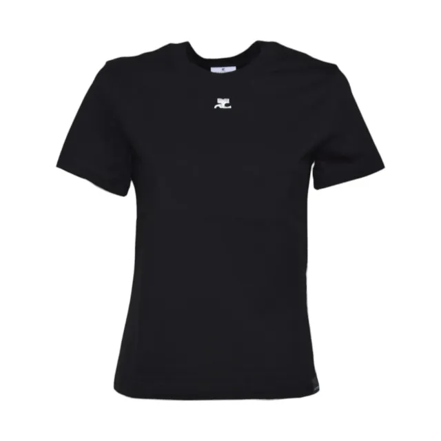 Courregès AC Regular 326JTS217JS0233 t-shirt nero cotone