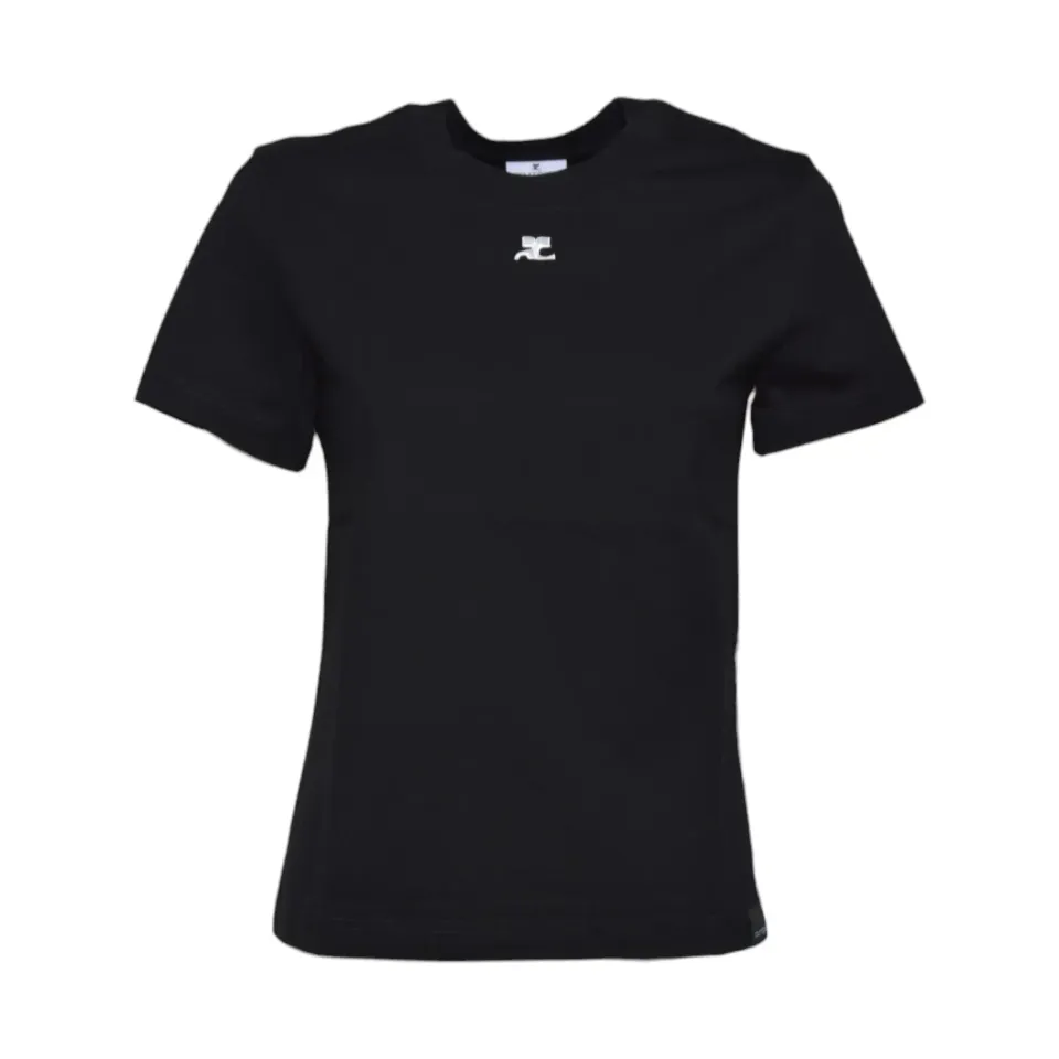 Courregès AC Regular 326JTS217JS0233 t-shirt nero cotone