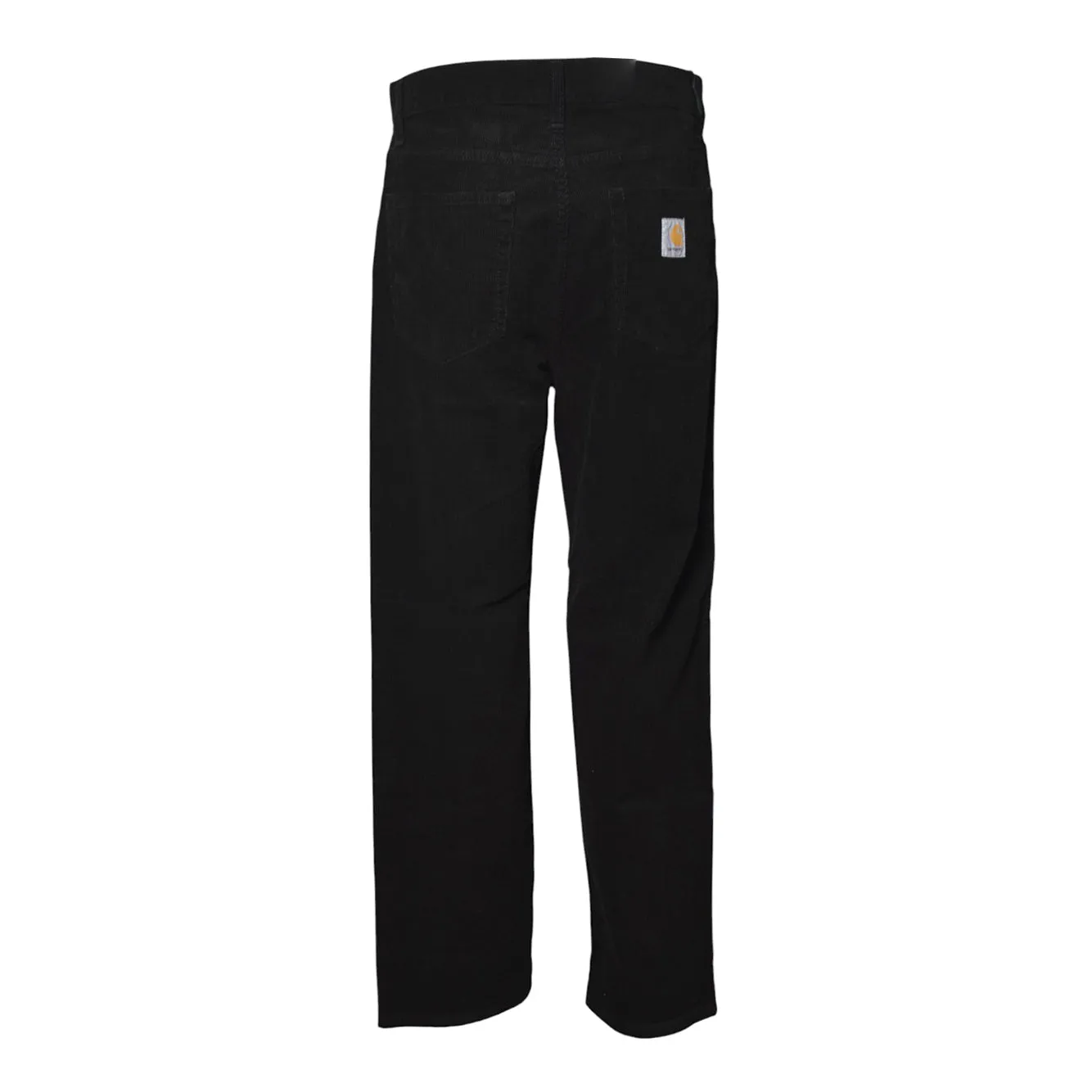 Carhartt WIP Aaron Pant Ford pantaloni velluto nero lavato