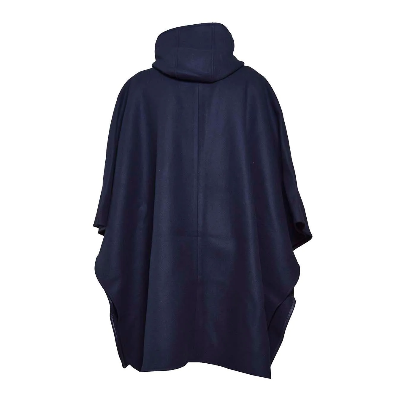 Chloé Junior cappotto lana blu con cappuccio 14A