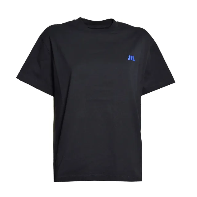 Jil Sander J02GC0163J45048 t-shirt nera