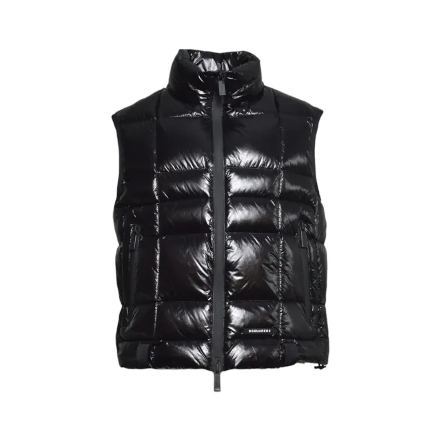 Dsquared2 3D Down gilet uomo nero smanicato