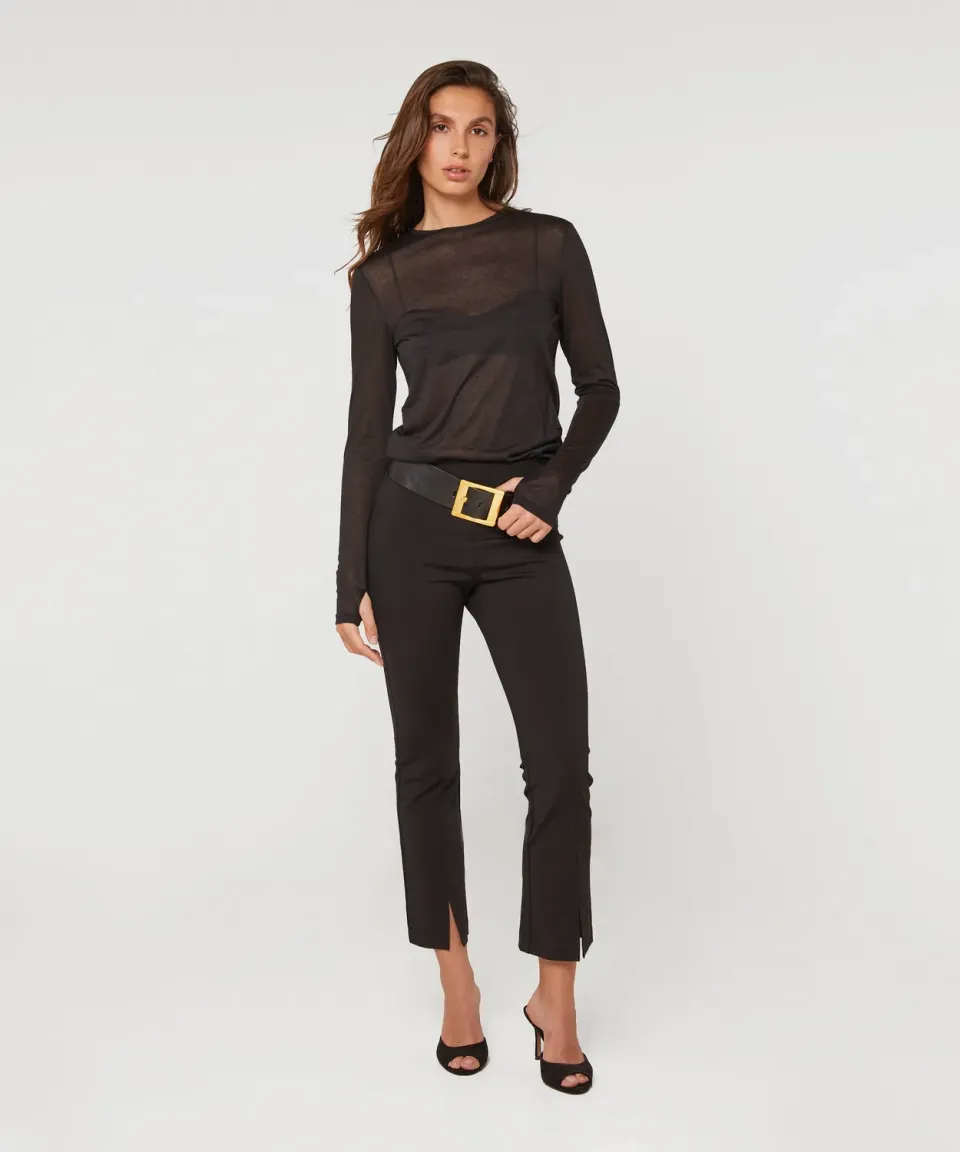 Rodier Milano pantaloni corti maglia nero