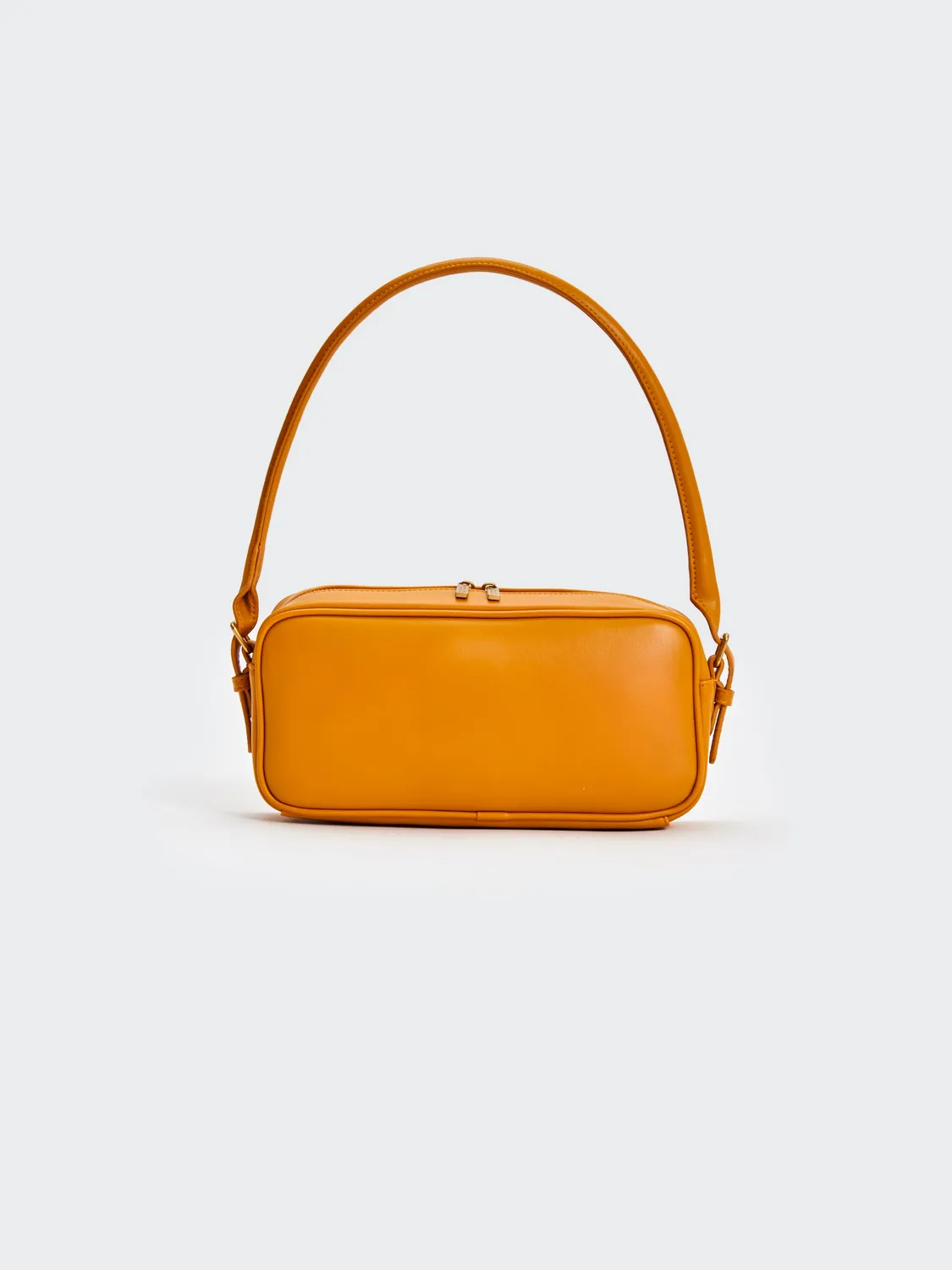 Vicolo Borsa Trunk bauletto senape tracolla ecopelle