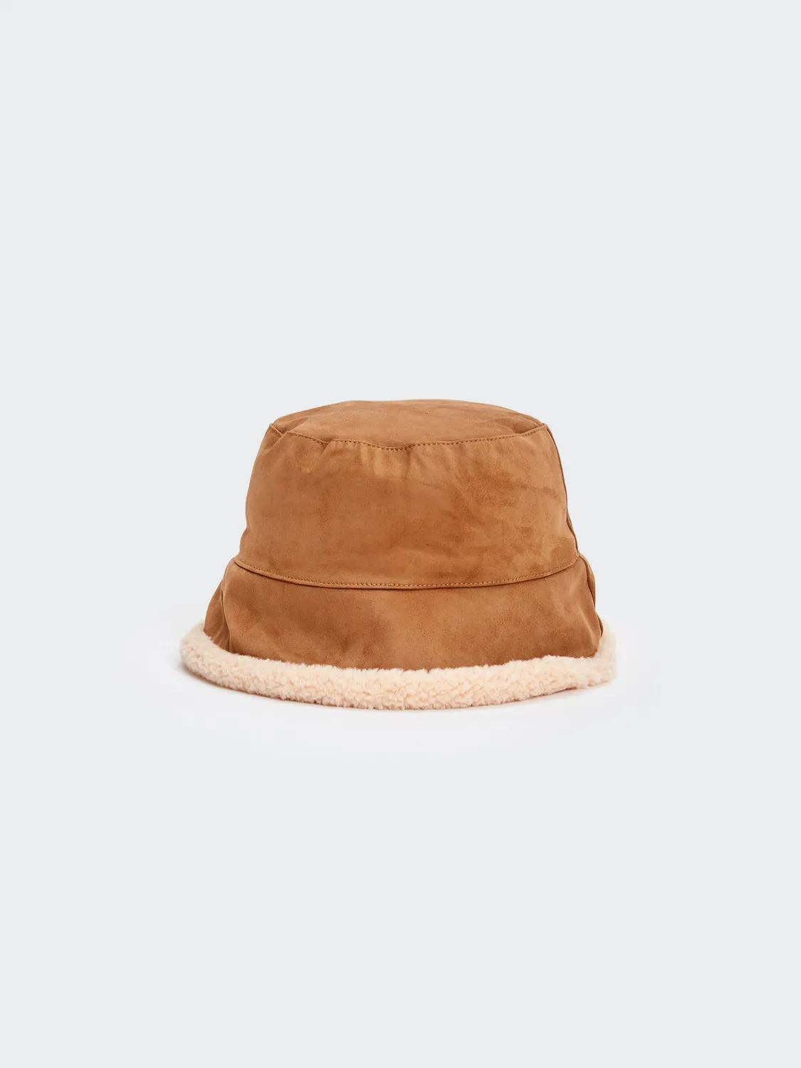 Vicolo Cappello Fisherman Teddy marrone beige