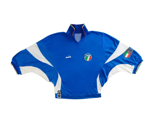 Marcello Pipitone Italia 90.20 maglia calcio riciclata S