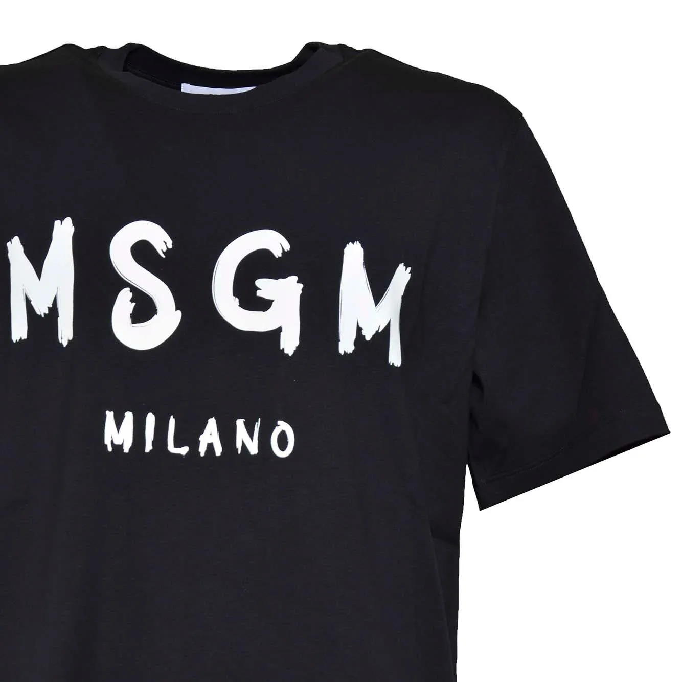 MSGM 2000MM510200002 t-shirt nera cotone
