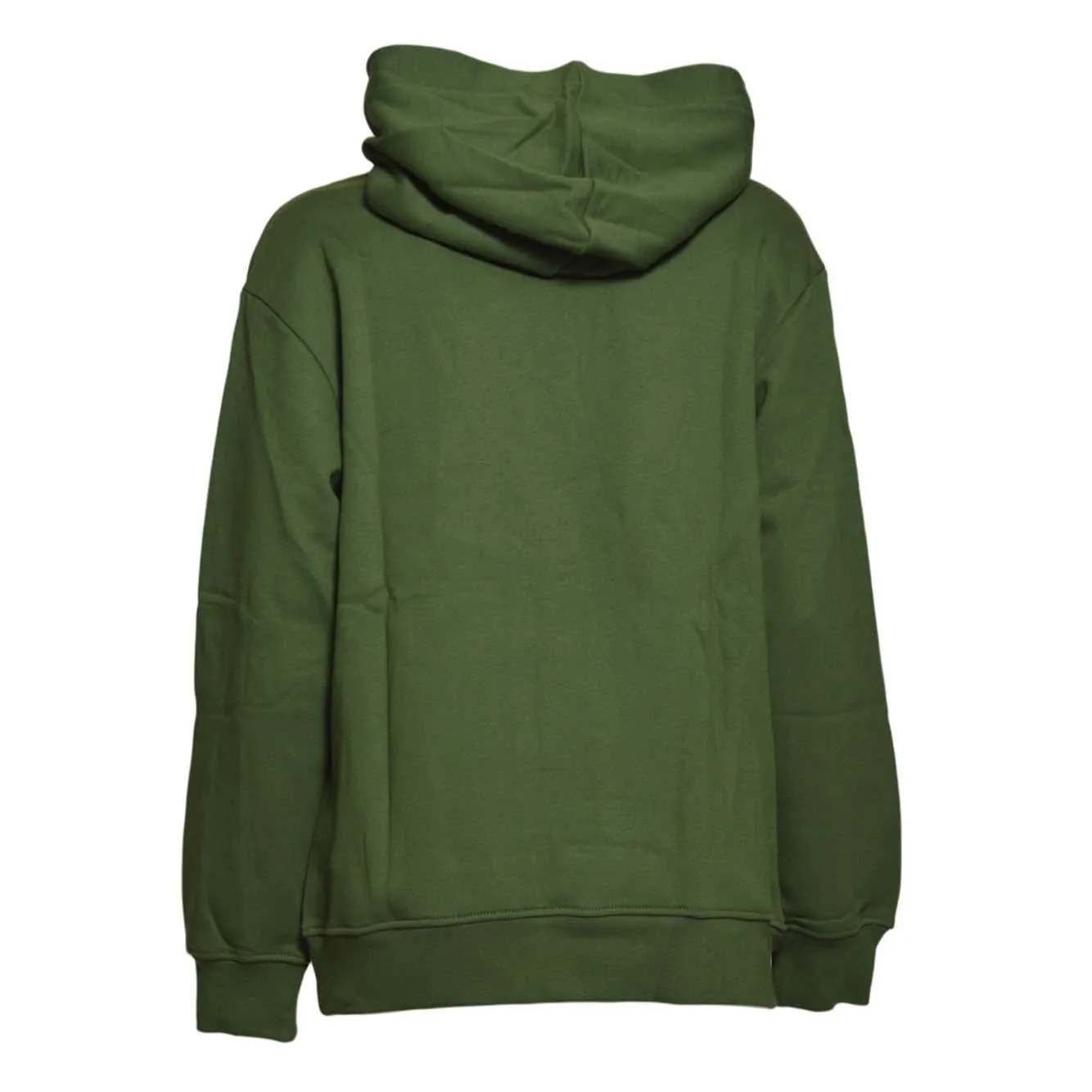 MSGM Junior F5MSJUHS019 felpa verde cappuccio cotone