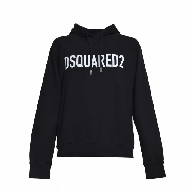 Dsquared2 S74GU0664S25538 Felpa cappuccio nera logo