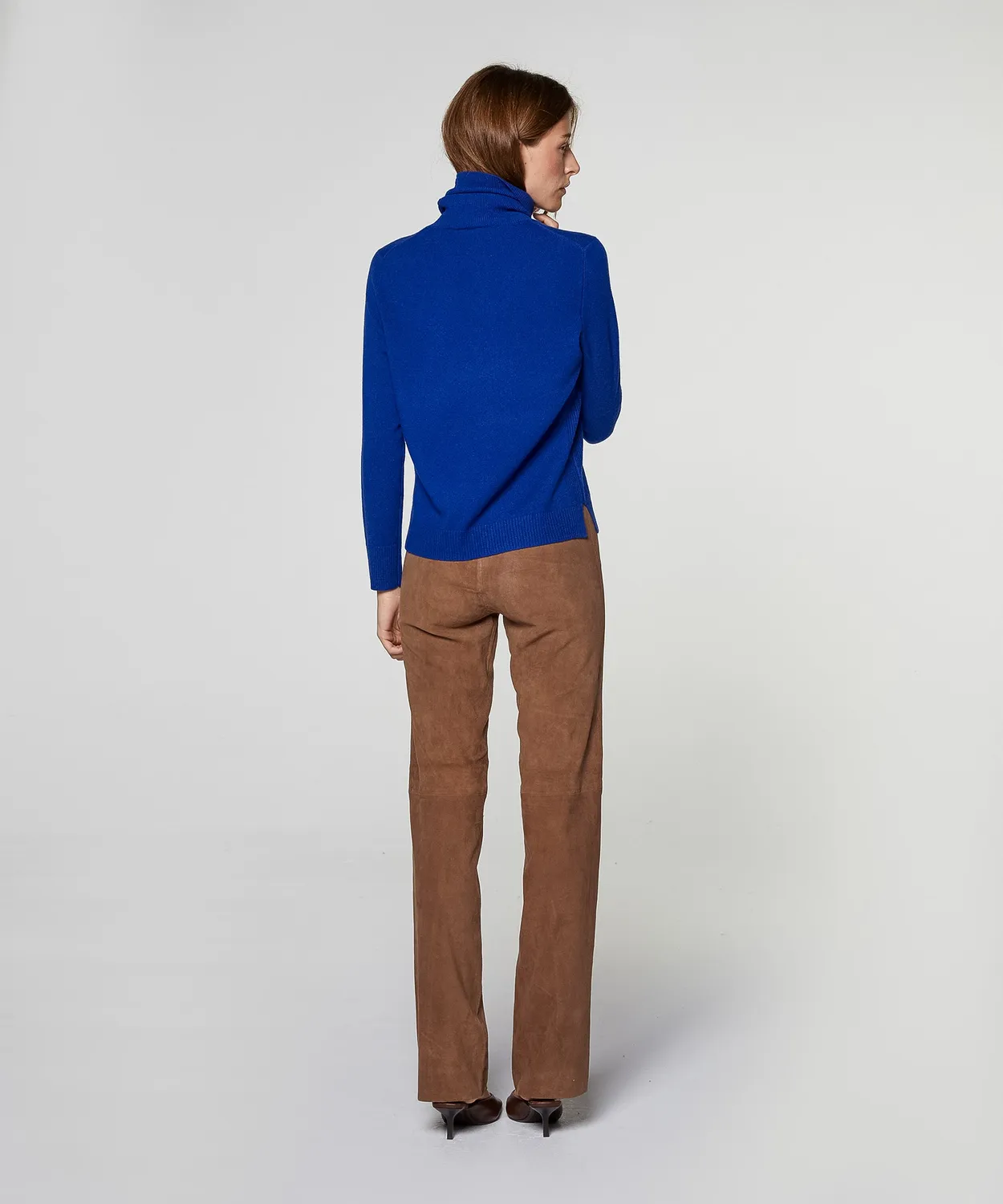 Rodier Maglione dolcevita cashmere maglione oltremare M