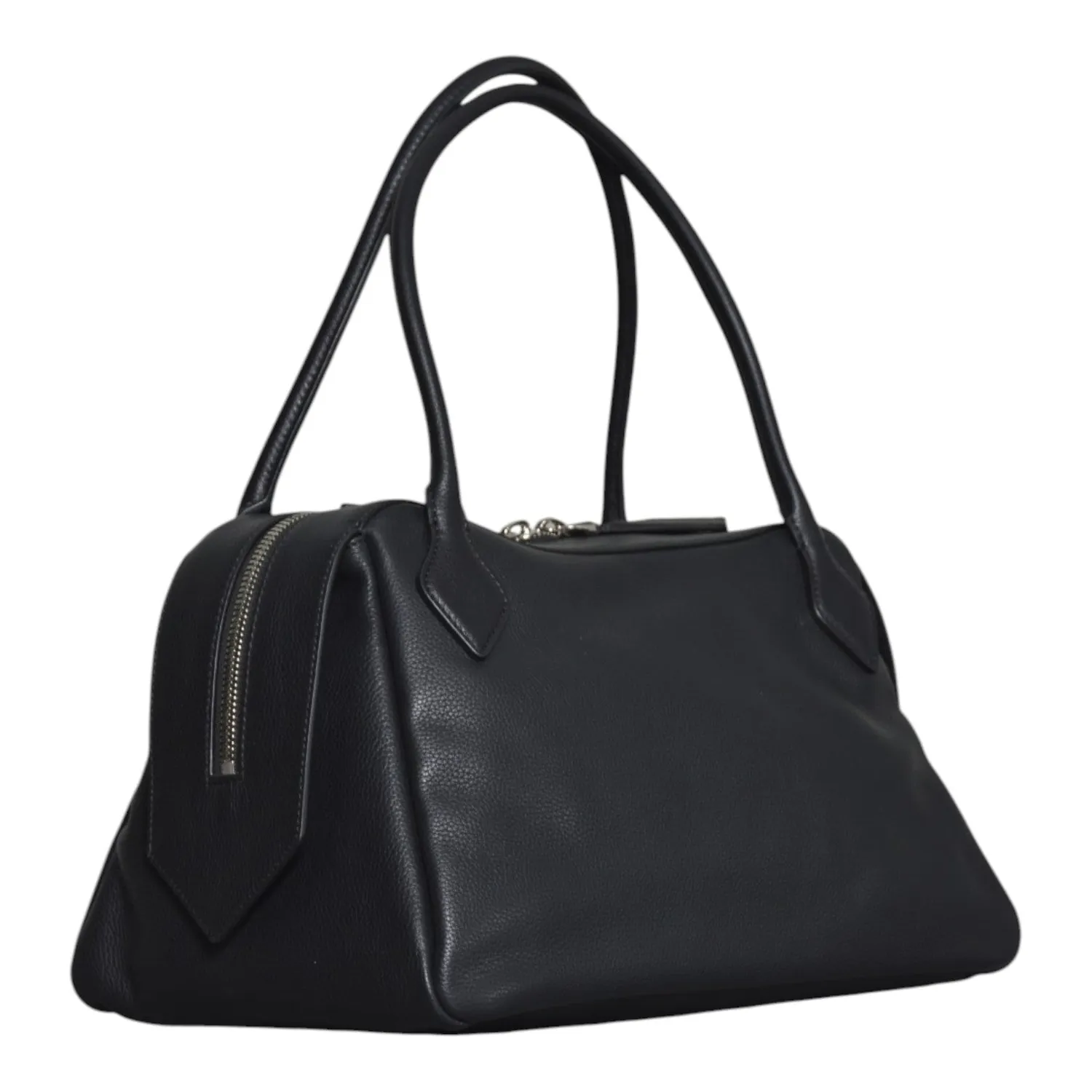 Minobossi FoldAdeleAiresB C1007 borsa mano nera pelle