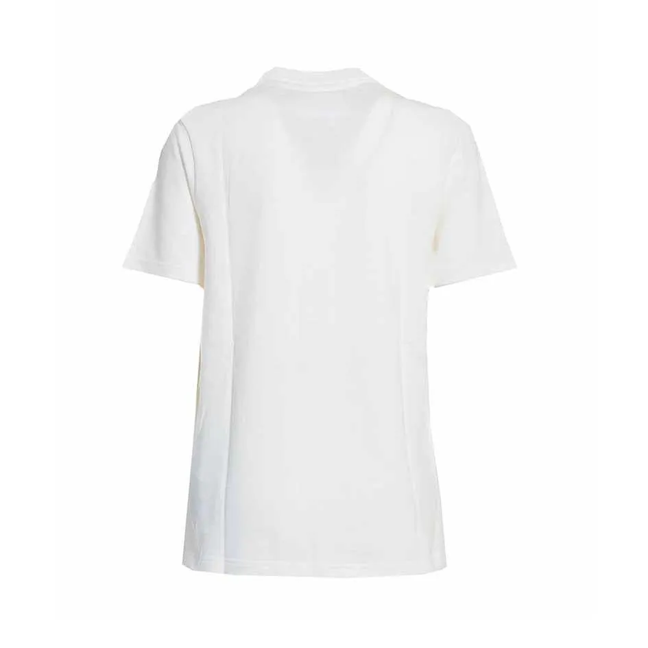 Jil Sander J40GC0118J20103 t-shirt panna cotone