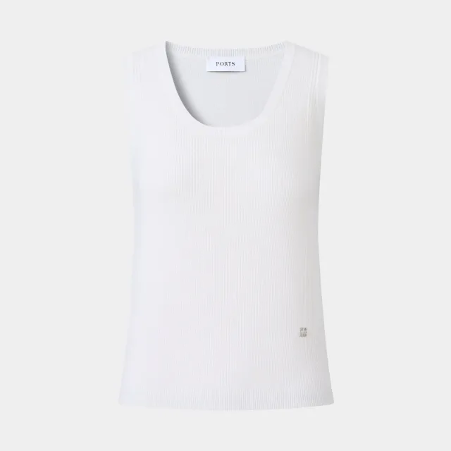 Ports FW25 canotta crema cotone traspirante