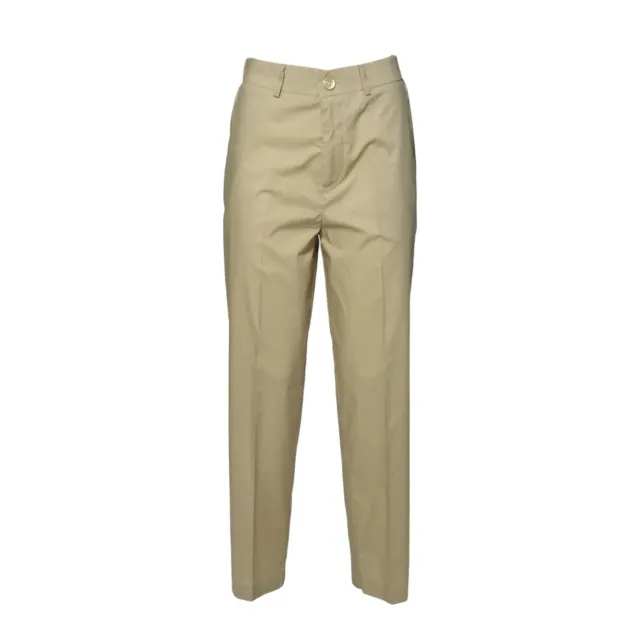Solotre M1D0149 pantalone popeline beige 38