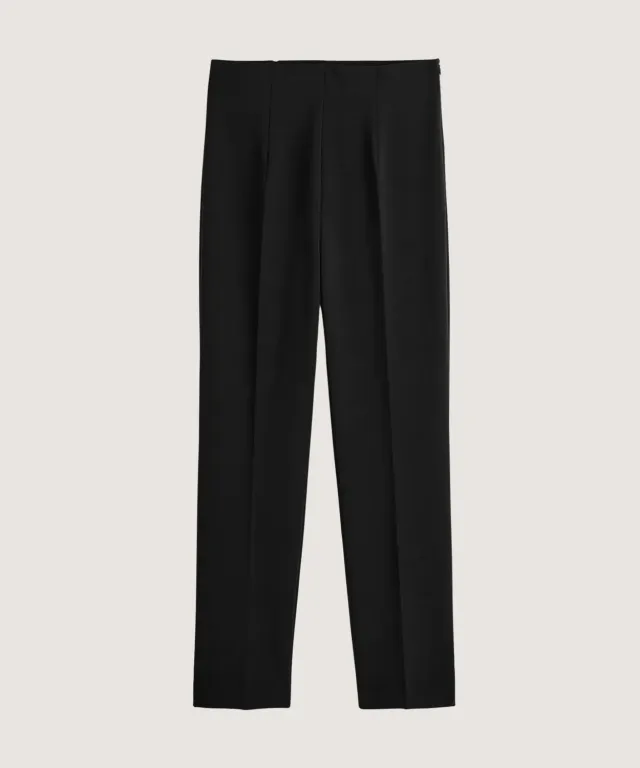 Rodier Pantaloni Sigaretta Vita Alta Neri