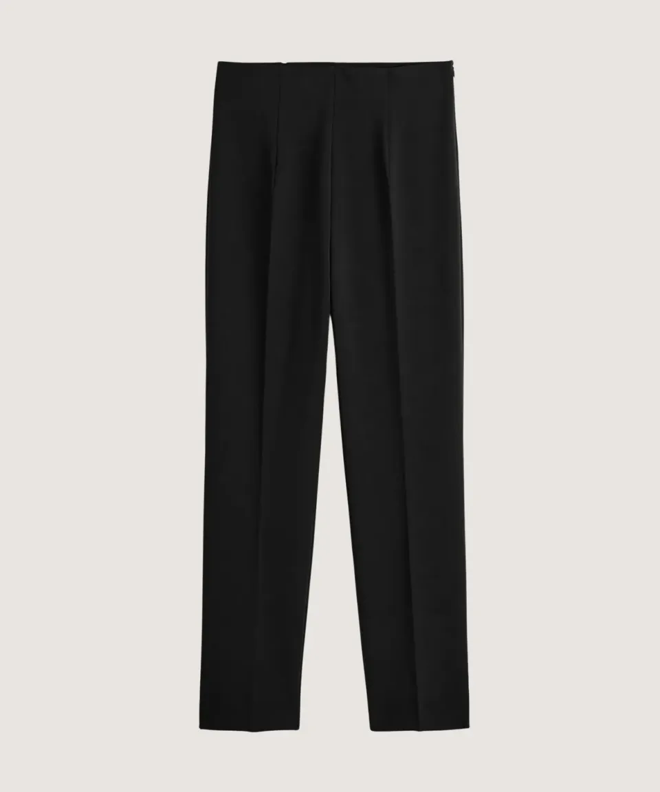 Rodier Pantaloni Sigaretta Vita Alta Neri