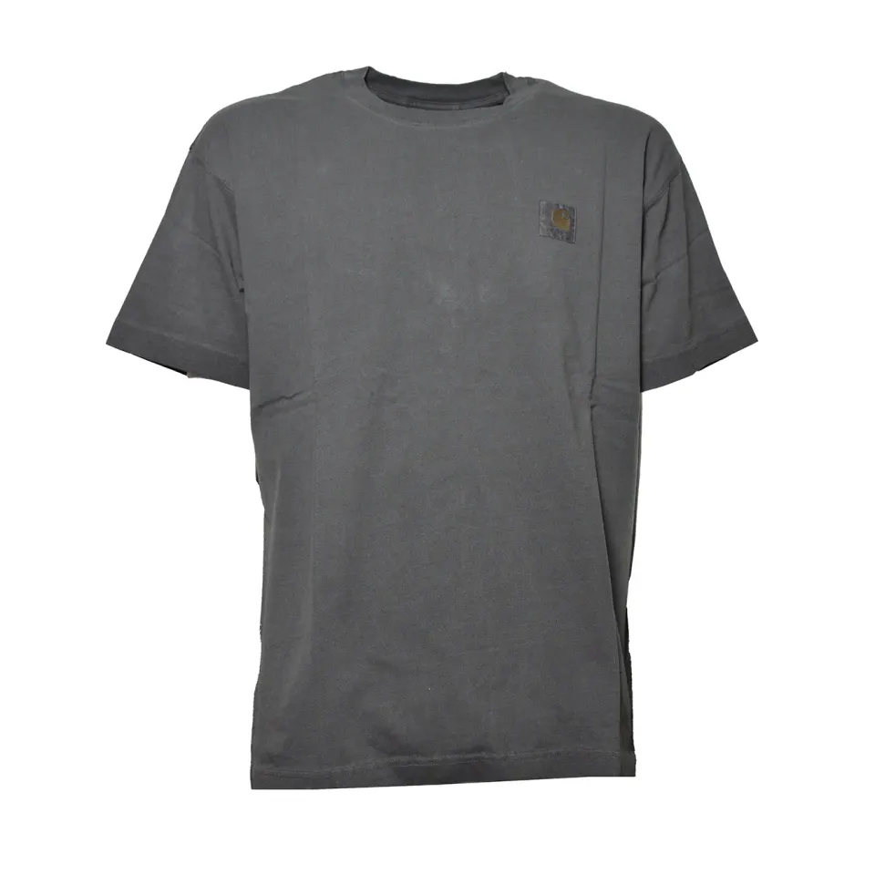 Carhartt Wip I030780 t-shirt uomo antracite cotone