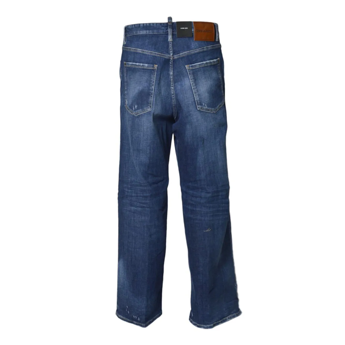 Dsquared2 loose jeans denim blu uomo