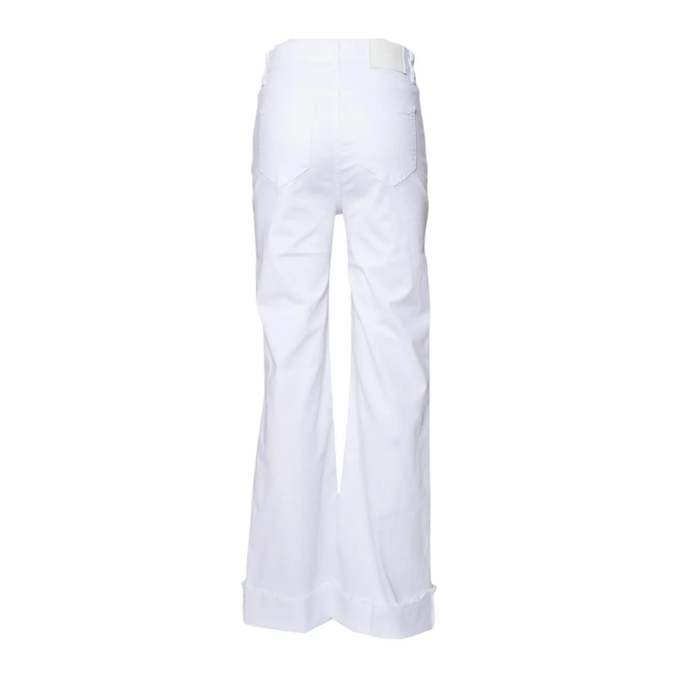 Solotre M1D0203A01 jeans bianco donna cotone elasticizzato