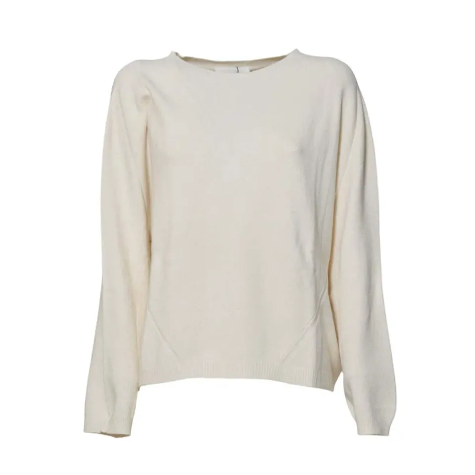 Solotre M3F0067 cardigan panna donna taglia 3