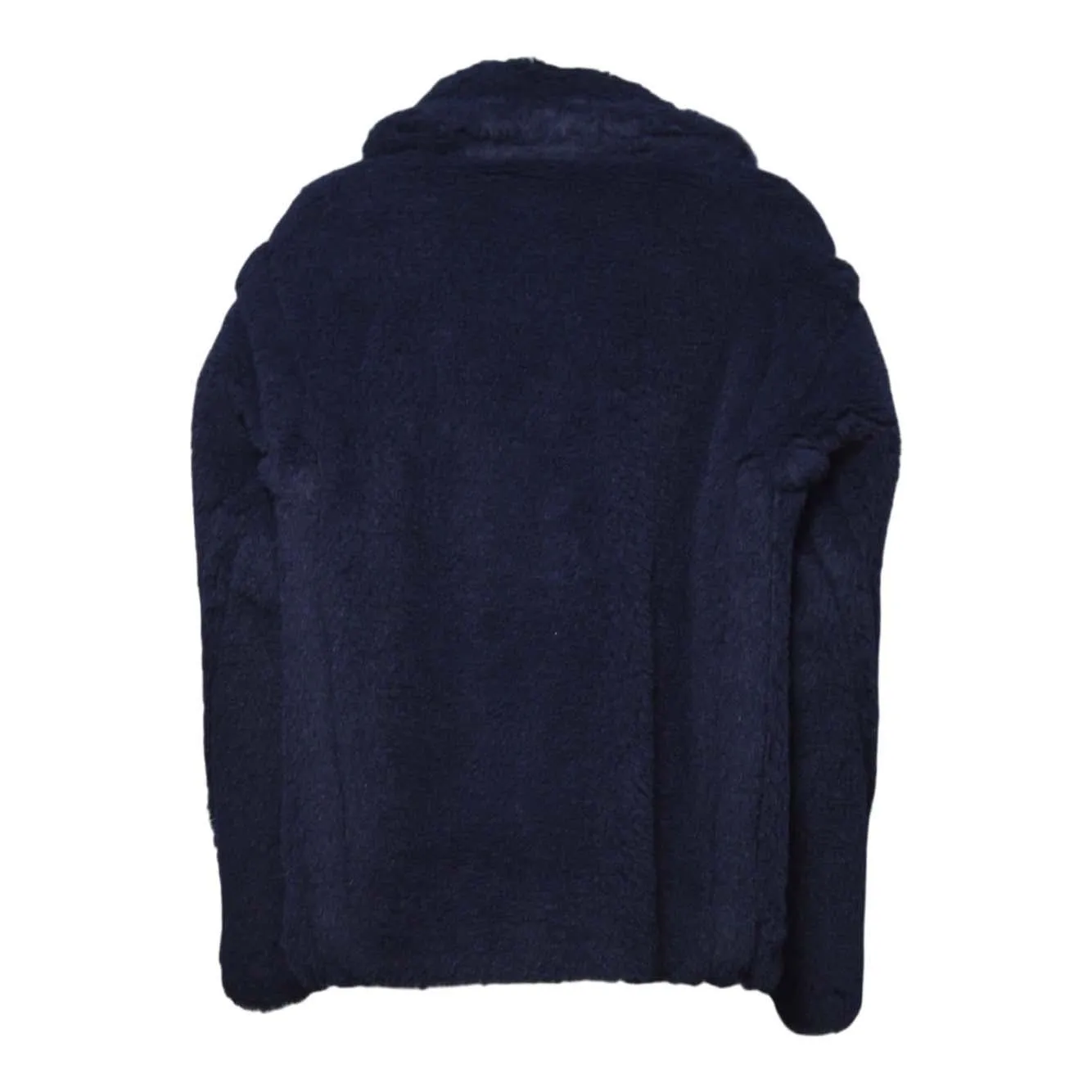 Max Mara Fuggito giaccone alpaca blu navy