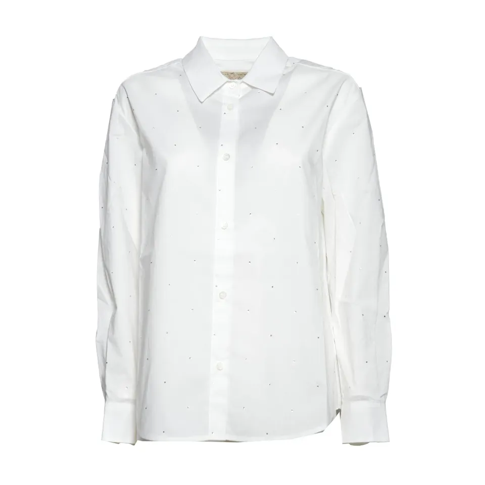 Saint Barth Meredith MDH001 camicia bianca panna cotone